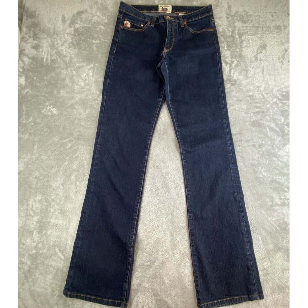 Parasuco Denim Legend Jeans Womens 11 Blue Denim Stretch Straight Made In Canada
